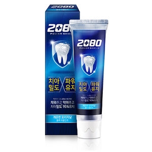 애경 2080 파워쉴드 블루 더블민트 치약 140g (1개)