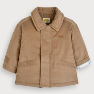 신상 쿠키경량패딩점퍼 M254PMB02P-M 곰돌이 자수가 포인트인 가볍게 입기편한 코듀로이 경량패딩 베이지 130