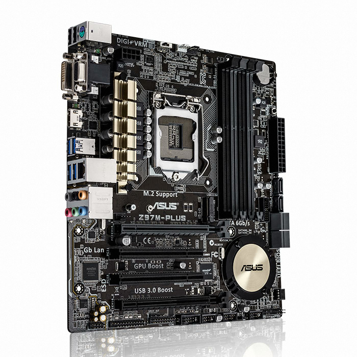 ASUS Z97M-PLUS + USB3.1 CARD STCOM