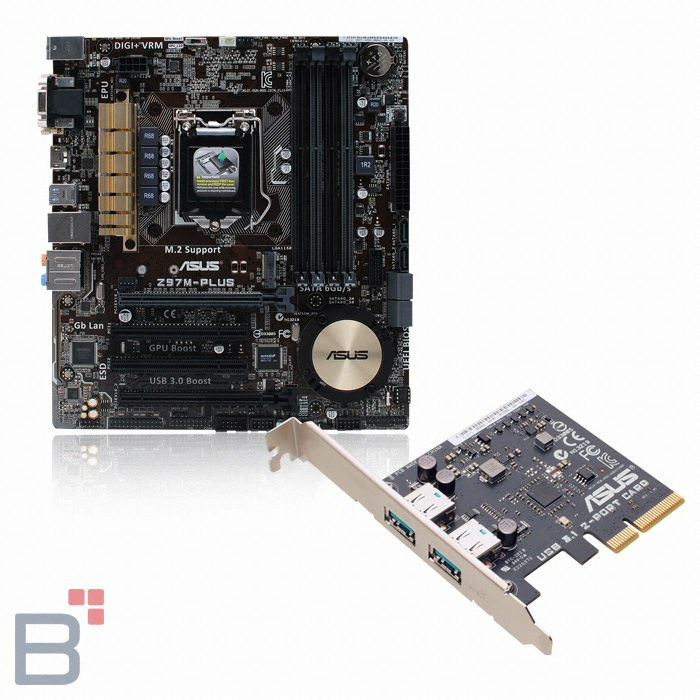 Z97M-PLUS + USB3.1 CARD STCOM