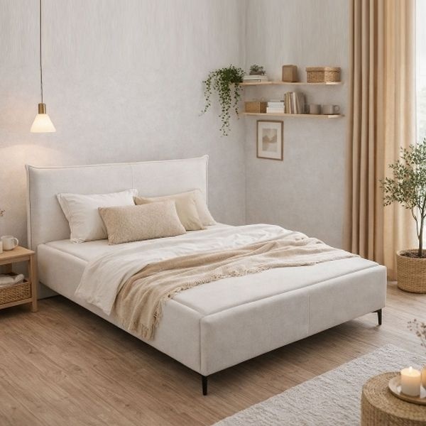 BIF보루네오 HP6126F 세라 패브릭 흙침대 Q (황토숯볼스프링)_이미지