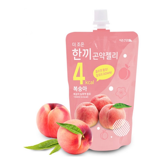 도투락 더존건강 더조은 한끼 곤약젤리 복숭아 150g (20개)_이미지