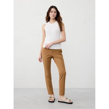 바나나리퍼블릭 우먼 슬론 슬림 하이 라이즈 앵클 팬츠 바지 애프터눈 라떼 11344824