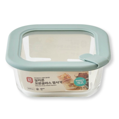 오늘좋은 실리콘 오븐글라스 정사각 520ml_이미지