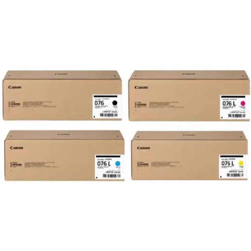 Canon 정품 CRG-076L BK, CRG-076L C, CRG-076L M, CRG-076L Y 4색 세트