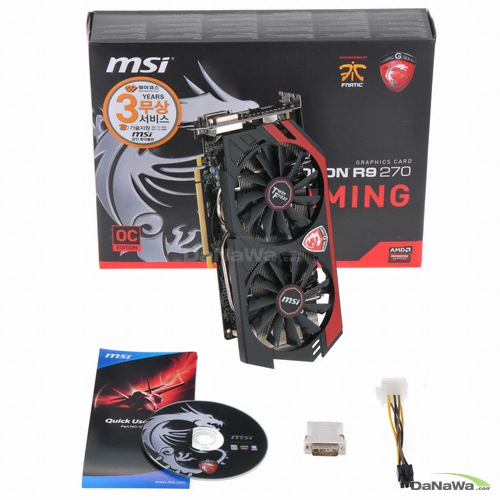 MSI 라데온 R9 270 D5 2GB 트윈 프로져 4 게이밍_이미지