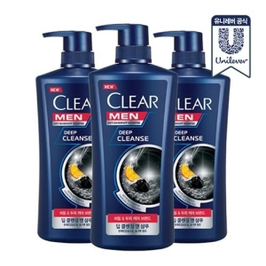 클리어 맨 딥 클렌징 샴푸 650ml (3개)_이미지