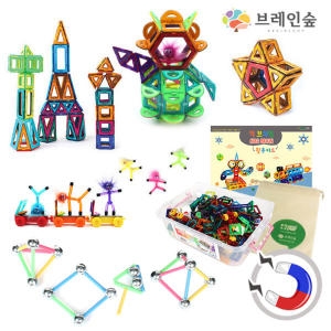 브레인숲 맥브레인 토들러 두뇌발달 자석 블럭 교구 돌봄교실