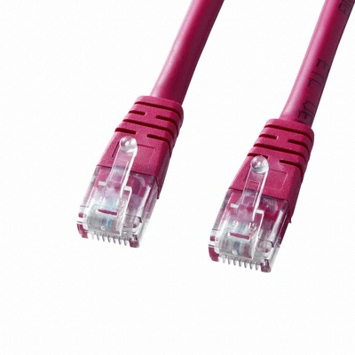 산와서플라이 SANWA CAT.5E UTP 다이렉트 케이블 레드 (KB-T5T-03R, 3m)_이미지