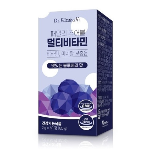 닥터엘리자베스 패밀리 츄어블 멀티비타민 60정 (1개)_이미지
