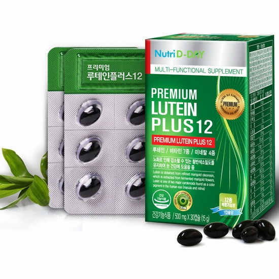 뉴트리디데이 프리미엄 루테인 플러스12 30캡슐 (5개)_이미지