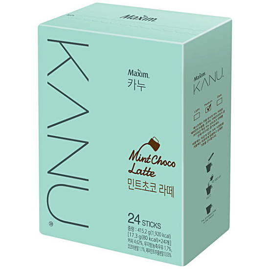 동서식품 맥심 카누 민트초코 라떼 24T (3개)