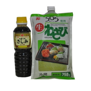 카네쿠 505 생와사비 750g + 니비시 사시미간장 360ml (1개)