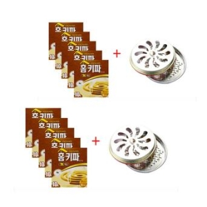 홈키파 디 모기향 무색소 10개입 10개 + 연소기 2개_이미지