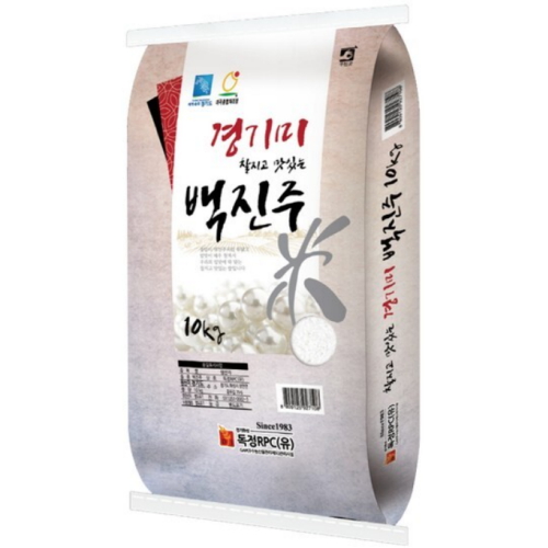 독정RPC 2026 햅쌀 경기미 백진주 10kg