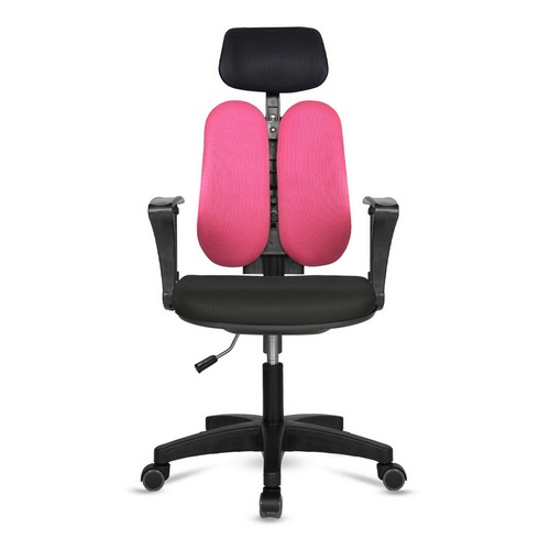 체어포커스 터디 고급 헤더형 3각팔 블랙바디 의자 TD17 (메쉬좌판)_이미지