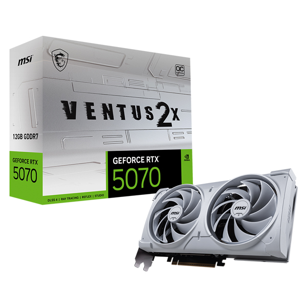 MSI 지포스 RTX 5070 벤투스 2X OC 화이트 D7 12GB_이미지