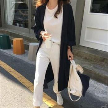 ONM 여성 가을 패션 아이템 캐주얼 아우터 롱 가디건 외투 S8054855