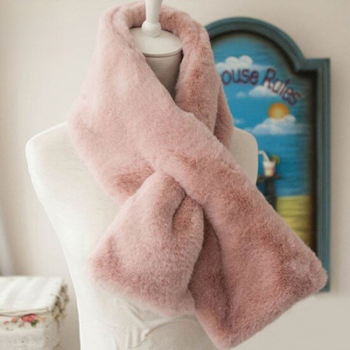 아이우먼 윈터심플페이크퍼목도리 DGR280M411 빅사이즈