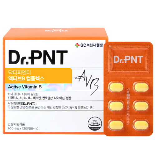 GC녹십자웰빙 닥터피엔티 액티브B 컴플렉스 120정 (1개)