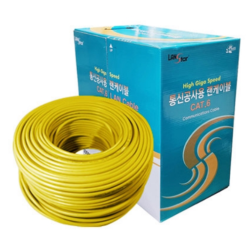 ���ξ��ý��� LANSTAR LS-6UTP-300M CAT.6 UTP ���ۿ� BOX ���̺�