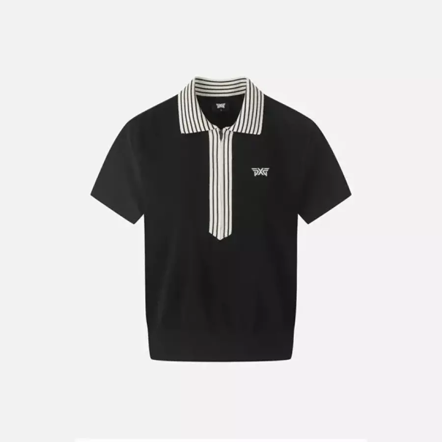 PXG 골프반팔티 VQA PKMPW2216-01 WMNS KNIT HYBRID COLLARED SS