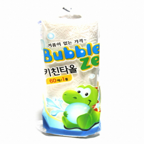 더존페이퍼 버블제로 키친타월 60매 (100팩)