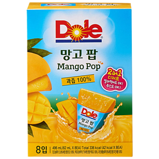 Dole 망고 팝 62ml (32개)