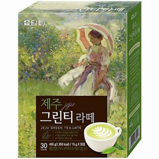 담터 제주 그린티 라떼 30T (1개)