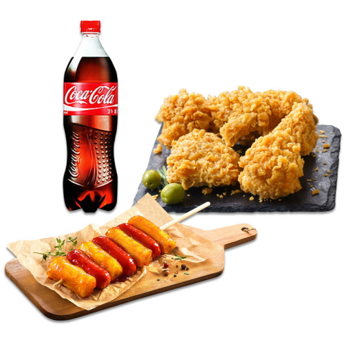 BBQ치킨 BBQ 황금올리브반마리+소떡+콜라1.25L이미지입니다. 누르면 해당 게시물로 새창이동합니다.