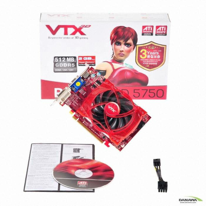 VTX3D 라데온 HD 5750 HV2 D5 512MB_이미지