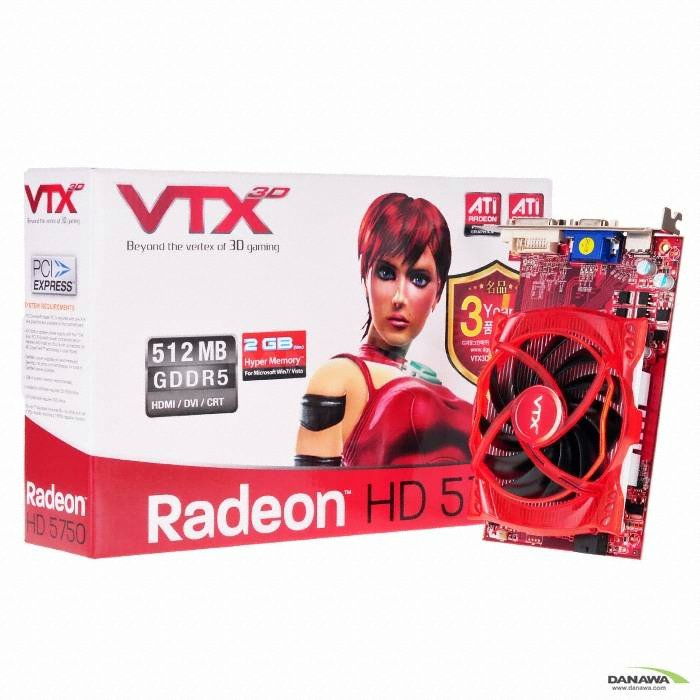 VTX3D 라데온 HD 5750 HV2 D5 512MB_이미지