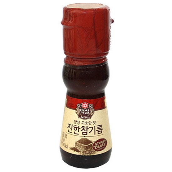 백설 진한 참기름 50ml (3개)