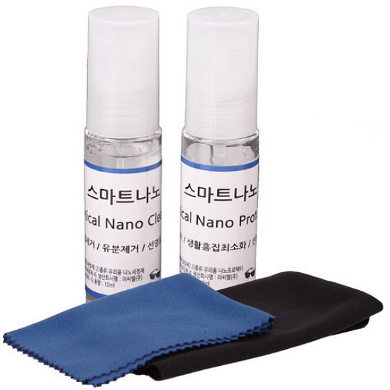 스마트나노 안경 코팅제 10ml+코팅제 10ml+극세사 안경천 2매