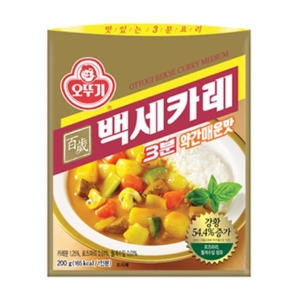 오뚜기 3분 백세카레 약간매운맛 200g (20개)