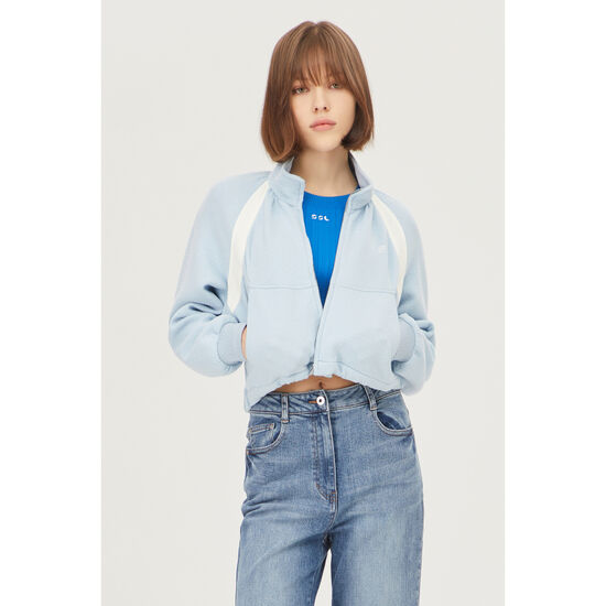 시슬리 하이디 저지 크롭 점퍼 SAJP05311