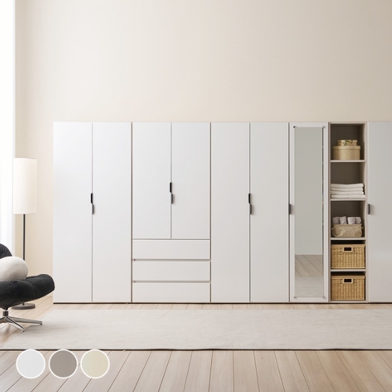 다노 핸들 옷장 드레스룸 풀세트 3600