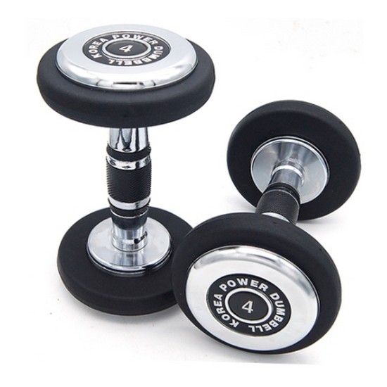 파워헬스산업 PVC 아령 세트 (4kg, 2개)_이미지