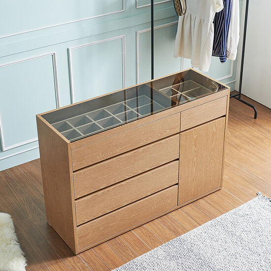 나무뜰 레노 드레스룸 아일랜드 서랍장 1200_이미지