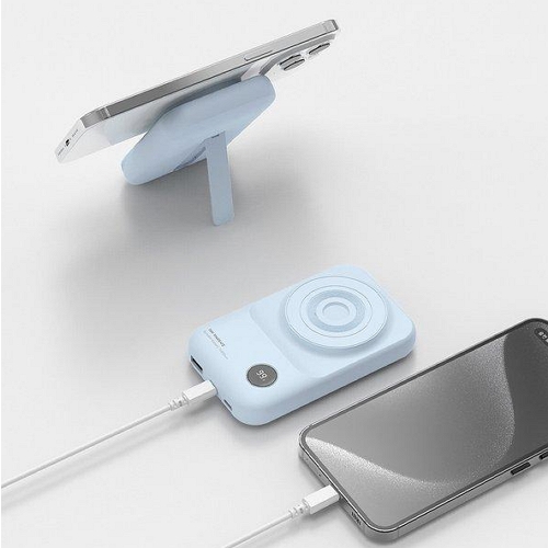 OMT 맥세이프 스탠드 미니 보조배터리 MAG-15W 10000mAh_이미지