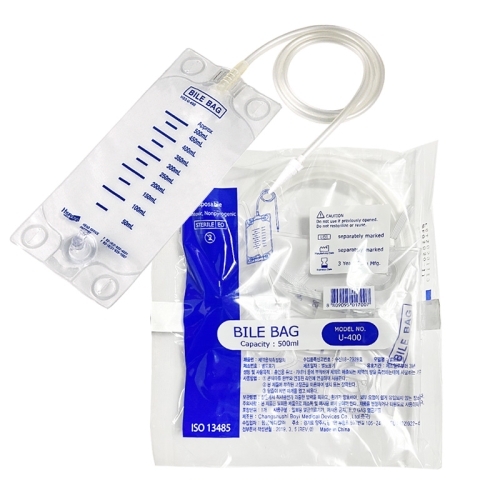 협성 바일백 U-400 일회용 담즙백 400ml (1개)_이미지