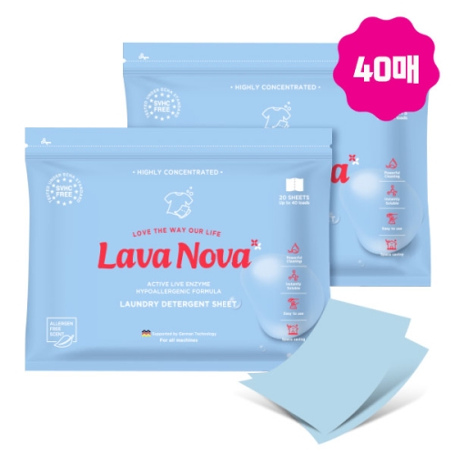 [불명] 라바노바 시트세제 20매 (2개)