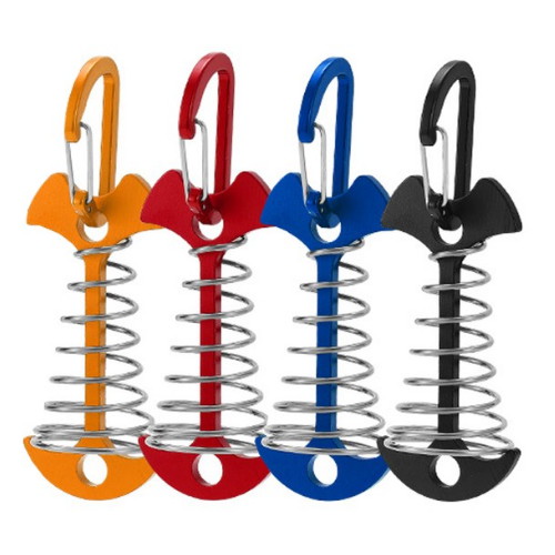 프리폼 물고기 데크팩 카라비너 포함 레드 (4개)