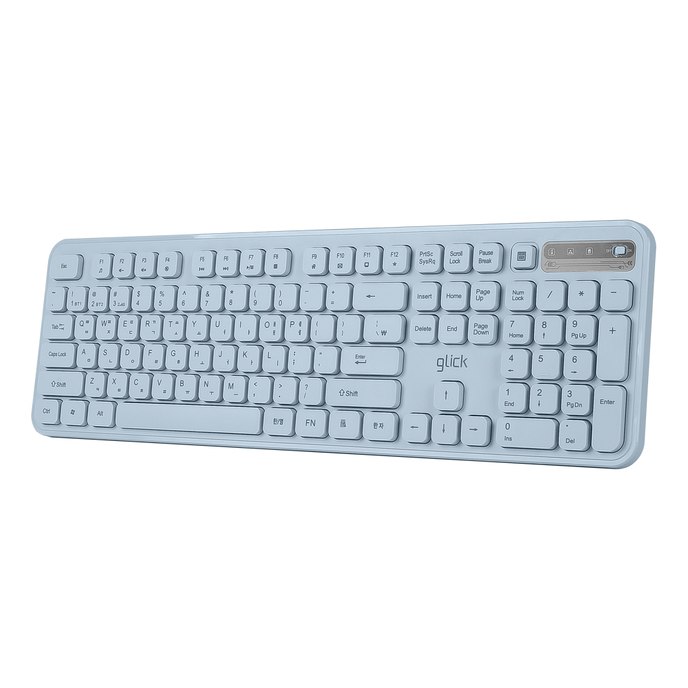 지클릭커 OFFICEPRO WK70 사일런스 L 무선 (블루)_이미지