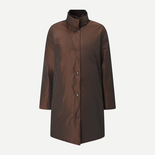 캐리스노트 하이넥 니트카라 구스다운 점퍼 CNEWDW006BR