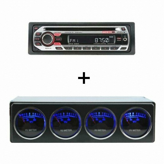 SONY CDX-GT370S (단품, 레벨미터)_이미지