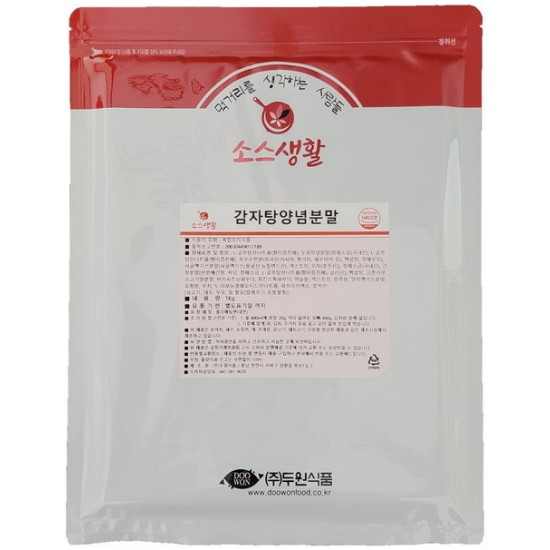 두원식품 감자탕 양념 분말 1kg (1개)