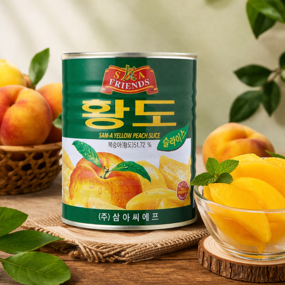 삼아씨에프 황도 슬라이스 2.9kg (1개)