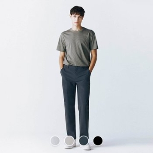 남자 히든 밴딩 테이퍼드 슬랙스 114519