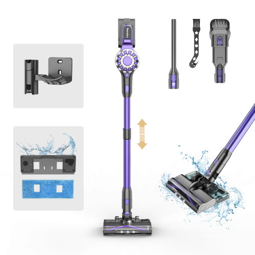 틴도우 V07 (퍼플, 단품+벽걸이거치대)_이미지